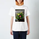 ばにーすぺーの明るい月見草Verミックス Regular Fit T-Shirt