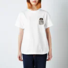 semioticaのひょっこりビーグル犬 Regular Fit T-Shirt