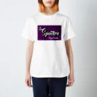 くまお画伯オンラインショップくまお堂の【白田亜利紗コラボ】Spectre Leopard Purple スタンダードTシャツ