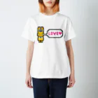 manaのドット絵風うさぎ「LOVE」 Regular Fit T-Shirt