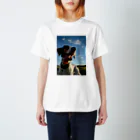 kyuの稲と犬 Regular Fit T-Shirt