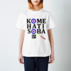 米八そばグッズショップのMOD KOMEHATISOBA スタンダードTシャツ