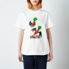 上間カルチャー大夢（うえまカルチャーひろむ）のベジタブル獣 にんじん Regular Fit T-Shirt