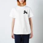 iAi-jpのバルーン・トイプードル／ブラック Regular Fit T-Shirt
