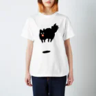 ななおまゆのびっくりしてるねこ Regular Fit T-Shirt