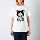 waveflowerのみぃにゃん Regular Fit T-Shirt