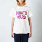 JIMOTO Wear Local Japanの港区 MINATO WARD Regular Fit T-Shirt