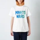 JIMOTO Wear Local Japanの港区 MINATO WARD スタンダードTシャツ