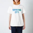 JIMOTOE Wear Local Japanの豊川市 TOYOKAWA CITY スタンダードTシャツ