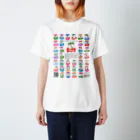 BIRD-KISSのFACE_Tシャツ（両面） Regular Fit T-Shirt