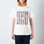 BIRD-KISSのTwins_Tシャツ（両面） Regular Fit T-Shirt