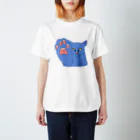 Fumio MatsubayashiのHIGH FIVE CAT BLUE スタンダードTシャツ