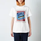 Quatre Illustrationのキャトル切手_鍵盤ハーモニカ Regular Fit T-Shirt