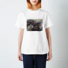 中村青雨 水墨画家  Artgalleryの金魚 Regular Fit T-Shirt