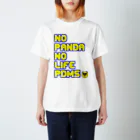 PANDA MADNESS "PDMS"のNO PANDA NO LIFE Regular Fit T-Shirt