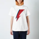 DRIPPEDのLIGHTNING BOLT -GLAM ROCK MAKE UP- Regular Fit T-Shirt