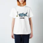 Cɐkeccooのらくがきシリーズ『サメさんあーんぐり』 티셔츠
