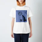 お花屋さんの雪に気がつく猫 Regular Fit T-Shirt