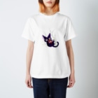 和柄屋 黒猫の黒猫トマト Regular Fit T-Shirt