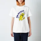 HAPPY MILK MARKETのOH MY GOD CAT Regular Fit T-Shirt