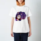 魔希みちる公式グッズショップの宇宙ねこTシャツ スタンダードTシャツ