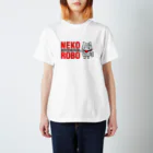 rikky_shopのNEKO ROBO_01 Regular Fit T-Shirt