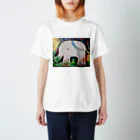 FUNAMIKI ARTのHappy Elephant  スタンダードTシャツ