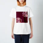 WAMI ARTの雲隠れ赤(赤地) Regular Fit T-Shirt