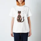 ＊　minanico　＊　Nagato Saori 's shopのラッキーキャット Regular Fit T-Shirt