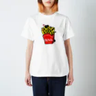 まめのき。のポテトにゃん。 Regular Fit T-Shirt