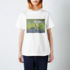 Oysterstarのアオサギくん（幼鳥） Regular Fit T-Shirt