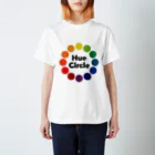 ねこのかくれが的ひみつきちハウスのHue Circle 色相環12 Regular Fit T-Shirt