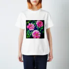 aoki_tanの牡丹の花 スタンダードTシャツ