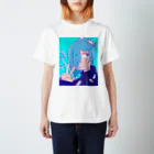 MANNZOKUの真っ青くん Regular Fit T-Shirt