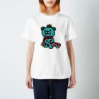 BASE forのBASEfor  Bear Green Regular Fit T-Shirt