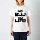 にしのたいじ　ダサいTシャツ作る人のNO BJJ NO LIFE スタンダードTシャツ