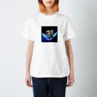 チビちゃんとココちゃんSHOPのチビちゃんとココちゃんステッカー Regular Fit T-Shirt