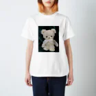 くまちゃんローズのローズちゃん(ふわふわグリーン) Regular Fit T-Shirt