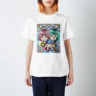 Sunny day blueの80_japanese_idol スタンダードTシャツ