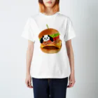 ROMのパンダとハンバーガー Regular Fit T-Shirt