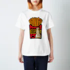 保護猫支援ショップ・パール女将のお宿のnyaonyao potato🍟 Regular Fit T-Shirt