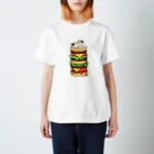 JAMTODAYのハーバーガーねこ Regular Fit T-Shirt