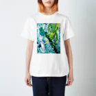 志瓜のSUZURIのカエルとアルトクラリネット Regular Fit T-Shirt