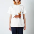 犬小屋のほっとどっぐ茶犬シリーズ！ スタンダードTシャツ