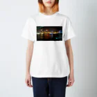 月華の夜上海船上情景 スタンダードTシャツ