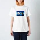 HARRIVERのお絵描き屋さんのseahorse2 スタンダードTシャツ