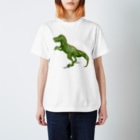 Kanako Okamotoの「ティラノサウルス」イラスト恐竜Tシャツ Regular Fit T-Shirt