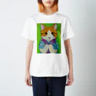 のっぴきならない。ラインスタンプ発売中ののっぴきならない/卒業猫ねこまる スタンダードTシャツ