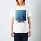 PCD Japan スーベニアショップのPCD Japan 2021 スーベニアTシャツ 【Designed by eboshidori ver.】 Regular Fit T-Shirt