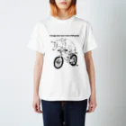 ノグボンドのCorgi can not row a bicycle スタンダードTシャツ